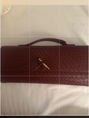 Top Handle Clutch With Knot Closure